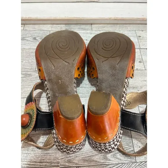 L'Artiste Spring Step Jive Multi Color Sz. 6.5 (Euro 37) Shoes Sandals - Picture 10 of 10